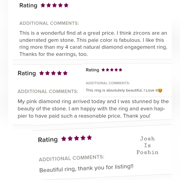 3.55CTW Pink diamond halo ring in sterling silver - Picture 3 of 17